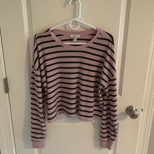 Cropped Forever 21 Long Sleeve Ribbed Shirt!